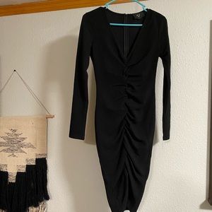 Black slimming dress